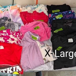 Women's XL lot of 11 CLOTHES clothing NEW dress, leggings, tops